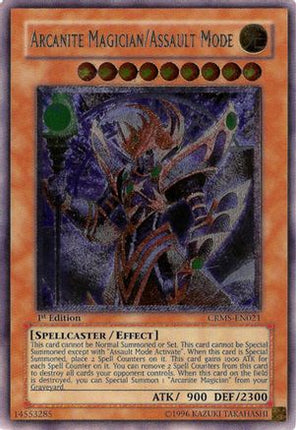 Arcanite Magician/Assault Mode (UTR) (Ultimate Rare) [CRMS-EN021] Crimson Crisis 1st Edition