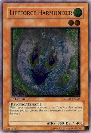 Lifeforce Harmonizer (UTR) (Ultimate Rare) [CRMS-EN026] Crimson Crisis Unlimited