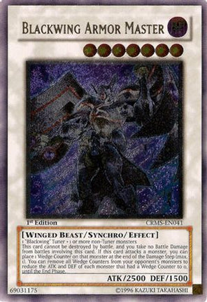Blackwing Armor Master (UTR) (Ultimate Rare) [CRMS-EN041] Crimson Crisis Unlimited
