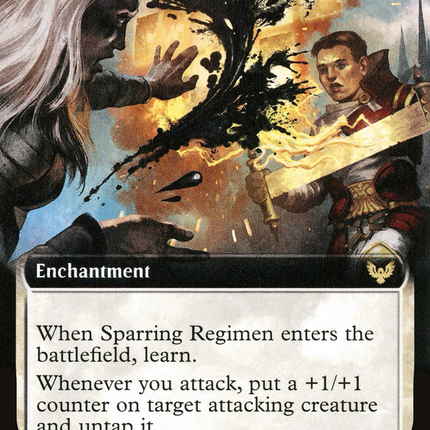Sparring Regimen (Extended Art) [Strixhaven: School of Mages]