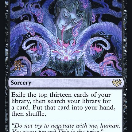 Demonic Bargain [Innistrad: Crimson Vow Promos] Prerelease Foil