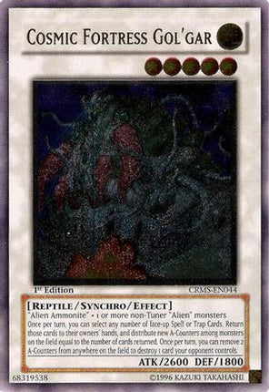 Cosmic Fortress Gol'Gar (UTR) (Ultimate Rare) [CRMS-EN044] Crimson Crisis 1st Edition