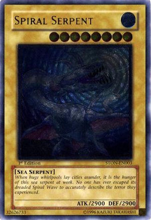 Spiral Serpent (UTR) (Ultimate Rare) [STON-EN003] Strike of Neos Unlimited