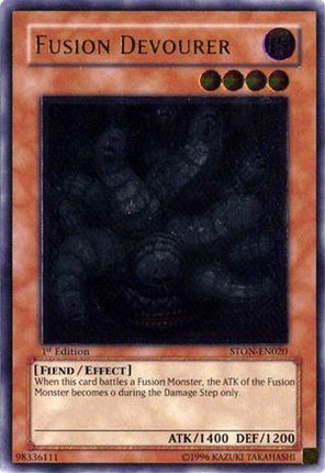 Fusion Devourer (UTR) (Ultimate Rare) [STON-EN020] Strike of Neos 1st Edition