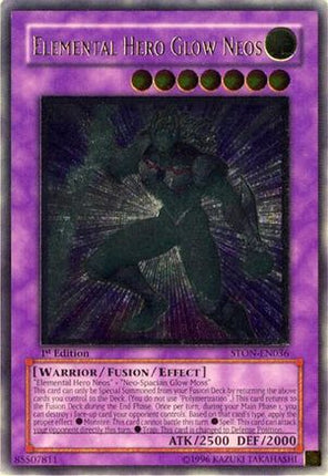 Elemental Hero Glow Neos (UTR) (Ultimate Rare) [STON-EN036] Strike of Neos 1st Edition