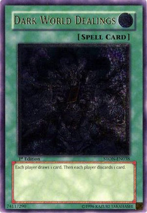 Dark World Dealings (UTR) (Ultimate Rare) [STON-EN038] Strike of Neos 1st Edition