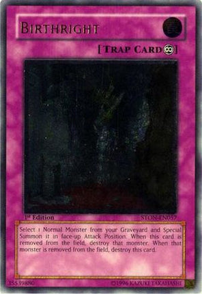 Birthright (UTR) (Ultimate Rare) [STON-EN057] Strike of Neos Unlimited