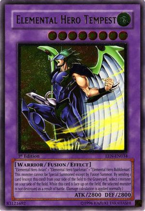 Elemental Hero Tempest (UTR) (Ultimate Rare) [EEN-EN034] Elemental Energy Unlimited