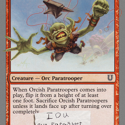 Orcish Paratroopers [Unhinged]