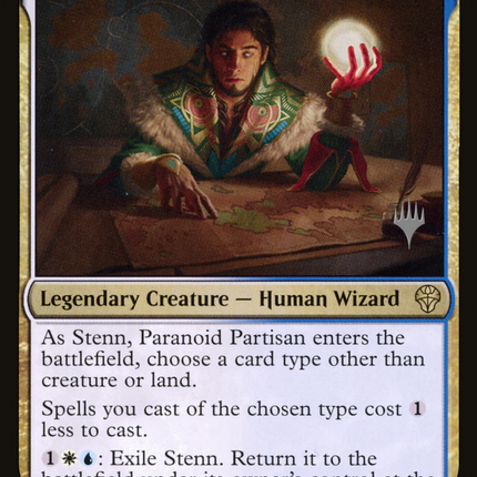 Stenn, Paranoid Partisan [Dominaria United Promos]