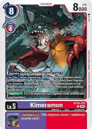 Kimeramon - BT19-070 [BT19-070] [Release Special Booster 2.0]