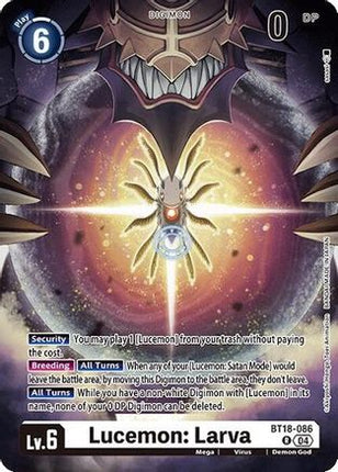 Lucemon: Larva [BT18-086] [Release Special Booster 2.0] Foil