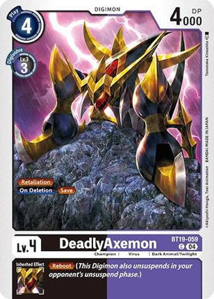DeadlyAxemon [BT19-059] [Release Special Booster 2.0]