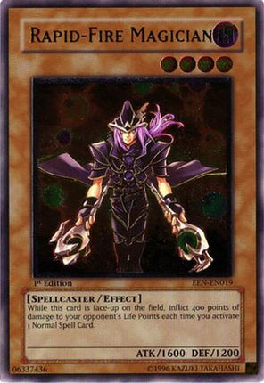 Rapid-Fire Magician (UTR) (Ultimate Rare) [EEN-EN019] Elemental Energy Unlimited