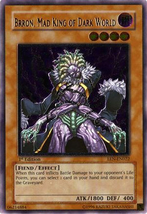 Brron, Mad King of Dark World (UTR) (Ultimate Rare) [EEN-EN022] Elemental Energy 1st Edition