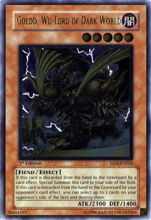 Goldd, Wu-Lord of Dark World (UTR) (Ultimate Rare) [EEN-EN024] Elemental Energy 1st Edition