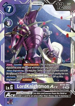 LordKnightmon ACE [BT18-083] [Release Special Booster 2.0] Foil