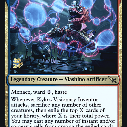 Kylox, Visionary Inventor [Murders at Karlov Manor Promos] Prerelease Foil