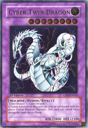Cyber Twin Dragon (UTR) (Ultimate Rare) [CRV-EN035] Cybernetic Revolution Unlimited