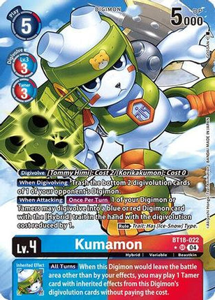 Kumamon (Alternate Art) [BT18-022] [Release Special Booster 2.0] Foil
