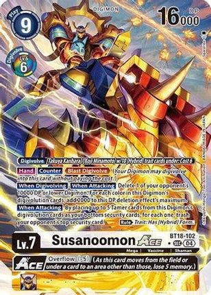 Susanoomon ACE (Alternate Art) [BT18-102] [Release Special Booster 2.0] Foil