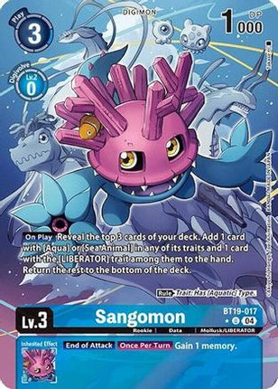 Sangomon (Alternate Art) [BT19-017] [Release Special Booster 2.0] Foil