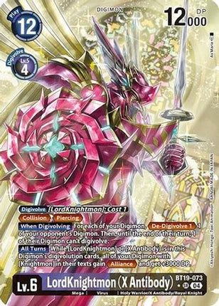 LordKnightmon (X Antibody) (Alternate Art) [BT19-073] [Release Special Booster 2.0] Foil