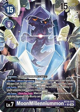 MoonMillenniummon (Alternate Art) [BT19-075] [Release Special Booster 2.0] Foil