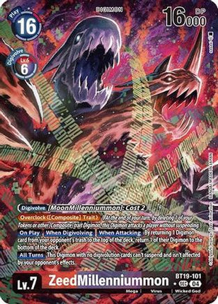 ZeedMillenniummon (Alternate Art) [BT19-101] [Release Special Booster 2.0] Foil