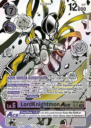 LordKnightmon ACE (Textured) [BT18-083] [Release Special Booster 2.0] Foil