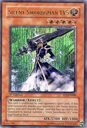 Silent Swordsman LV5 (UTR) (Ultimate Rare) [FET-EN008] Flaming Eternity 1st Edition