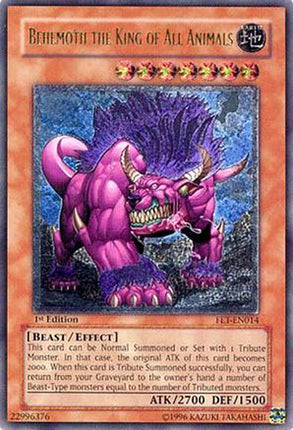 Behemoth the King of All Animals (UTR) (Ultimate Rare) [FET-EN014] Flaming Eternity 1st Edition