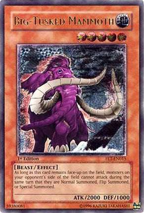 Big-Tusked Mammoth (UTR) (Ultimate Rare) [FET-EN015] Flaming Eternity Unlimited