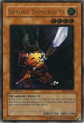 Sasuke Samurai #4 (UTR) (Ultimate Rare) [RDS-EN016] Rise of Destiny 1st Edition