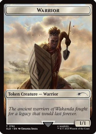 Warrior Token (Rainbow Foil) [Secret Lair Drop Series] Foil