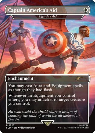 Captain America's Aid - Sigarda's Aid (Rainbow Foil) [Secret Lair Drop Series] Foil