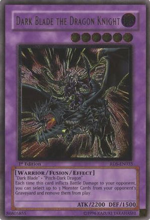 Dark Blade the Dragon Knight (UTR) (Ultimate Rare) [RDS-EN035] Rise of Destiny 1st Edition
