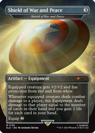 Shield of War and Peace - Sword of War and Peace (Rainbow Foil) [Secret Lair Drop Series] Foil