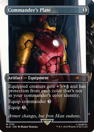 Commander's Plate (1733) (Rainbow Foil) [Secret Lair Drop Series] Foil