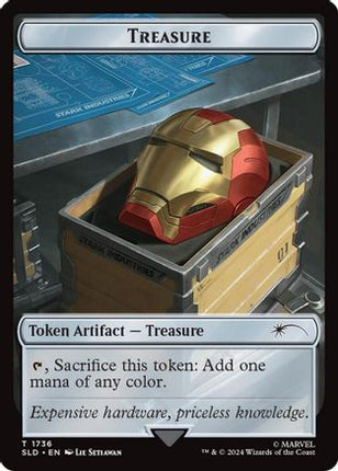 Treasure Token (1736) (Rainbow Foil) [Secret Lair Drop Series] Foil