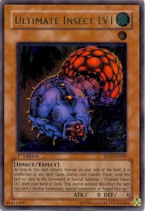 Ultimate Insect LV1 (UTR) (Ultimate Rare) [SOD-EN005] Soul of the Duelist 1st Edition