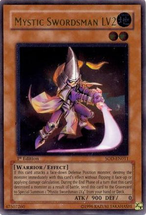 Mystic Swordsman LV2 (UTR) (Ultimate Rare) [SOD-EN011] Soul of the Duelist Unlimited