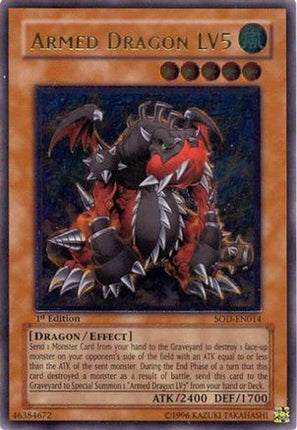 Armed Dragon LV5 (UTR) (Ultimate Rare) [SOD-EN014] Soul of the Duelist Unlimited