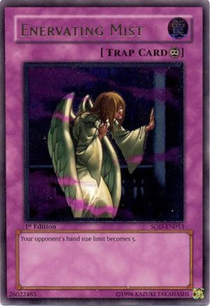 Enervating Mist (UTR) (Ultimate Rare) [SOD-EN053] Soul of the Duelist 1st Edition