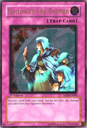 Hallowed Life Barrier (UTR) (Ultimate Rare) [SOD-EN060] Soul of the Duelist Unlimited