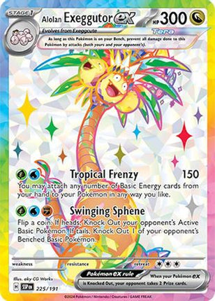 Alolan Exeggutor ex - 225/191 [SV08: Surging Sparks] Holofoil
