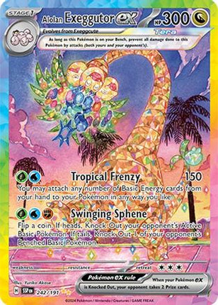Alolan Exeggutor ex - 242/191 [SV08: Surging Sparks] Holofoil