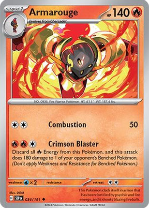Armarouge - 34/191 [SV08: Surging Sparks] Reverse Holofoil