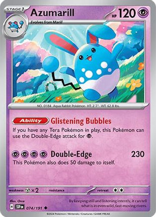 Azumarill - 74/191 [SV08: Surging Sparks] Reverse Holofoil
