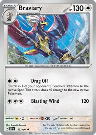 Braviary - 153/191 [SV08: Surging Sparks] Reverse Holofoil